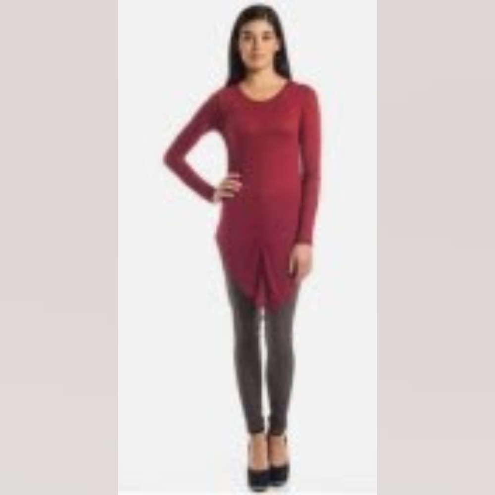 LnA | Dark Red Tunic - Size XS
